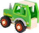 small foot Traktor aus 100% FSC-zertifizierten Holz und mit großen gummierten Reifen, ab 18 Monate, 11078, grün