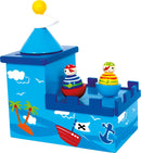 small foot Spieluhr & Spardose Piraten aus Holz, mit Tanz und Melodie das Sparen fördern, ab 3 Jahren, 5819