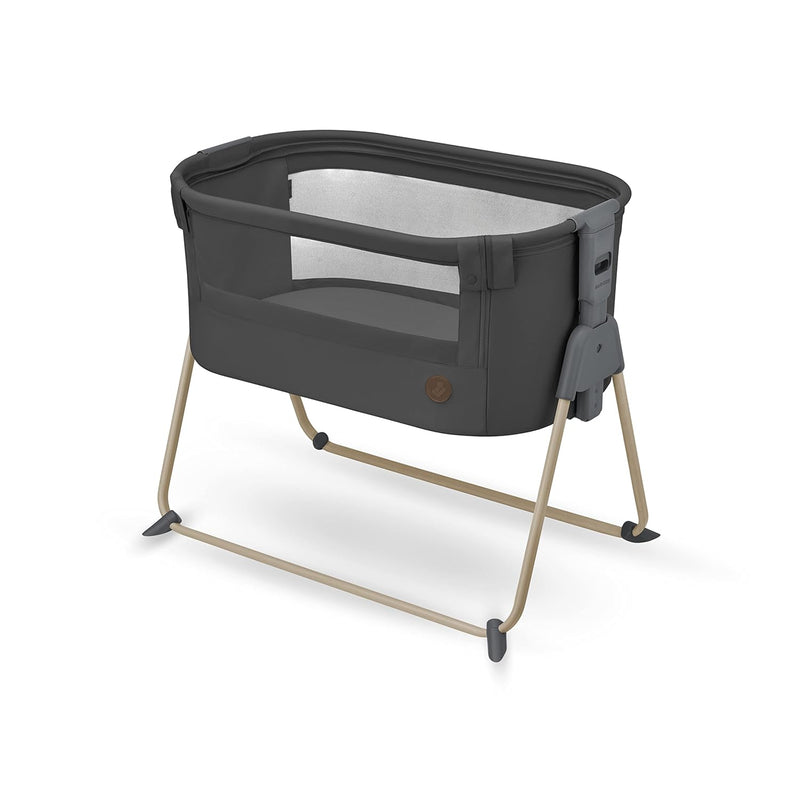 Maxi-Cosi Tori 2-in-1-Beistellbett, Krippe, 0 bis ca. 6 Monate, 0–9 kg, kompakt zusammenklappbar, leicht, 5 Höhenstufen, tragbares Beistellbett mit atmungsaktivem Netzgewebe