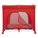 Chicco Laufstall Open Bett mit Regenschirm, mitwachsend, für Reisen für Babys und Kinder, Laufstall mit abnehmbarer Matte, Seitenfenster, Netzstoff...