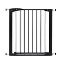 Munchkin Lindam Türgitter für Babys, ausziehbares Türschutzgitter & Treppenschutz zum Klemmen, ideal für Kinder und Haustiere, ohne Bohren, 76-82 cm, schwarz