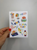 POSTKARTE • SCHULKIND COOL ABC