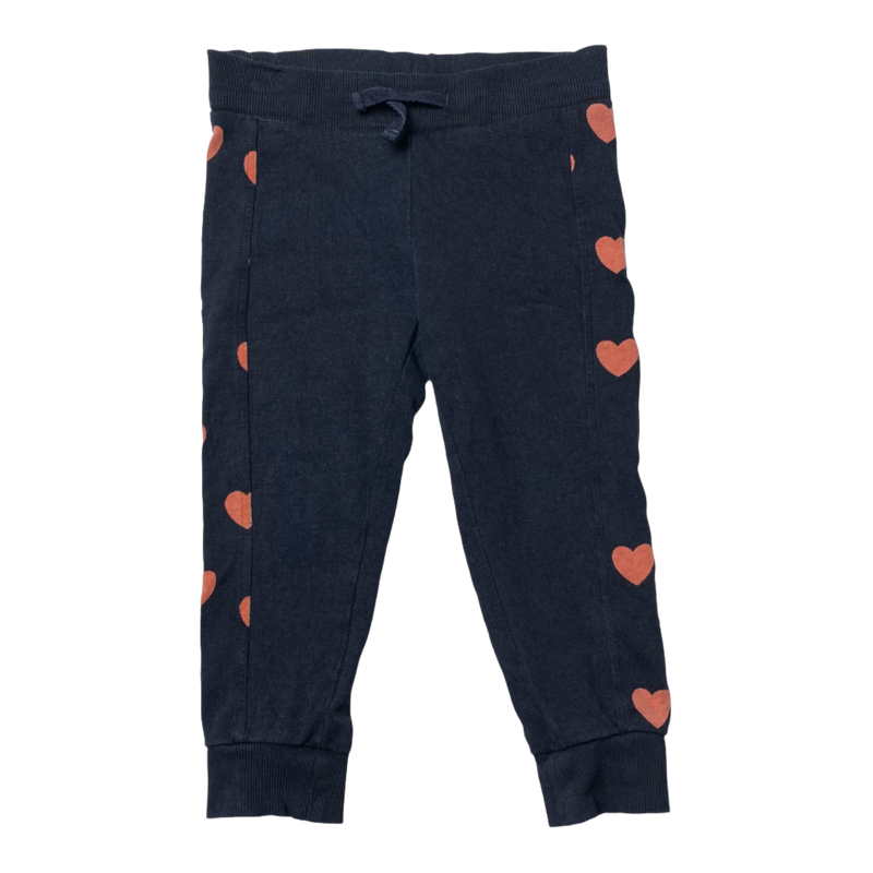 Mini Rodini sweat pants, heart | 80/86cm