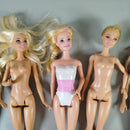 Modepuppen Set von 5 – verschiedene Marken, ohne Kleidung