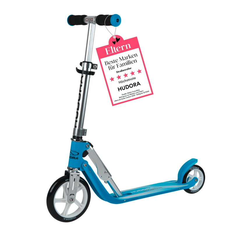 HUDORA Little Scooter himmelblau Kinderroller City-Roller Roller Klapproller