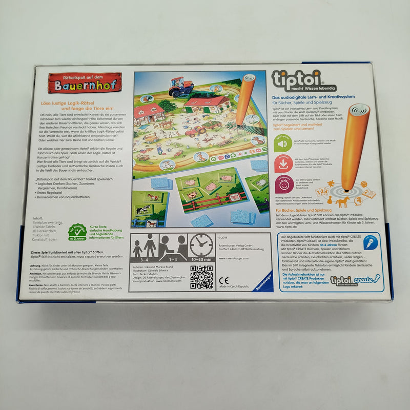 Ravensburger TipToi Rätselspaß auf dem Bauernhof Spiel