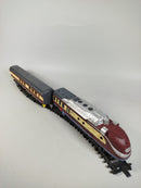 Markenlos Elektrischer Zug mit Schienen