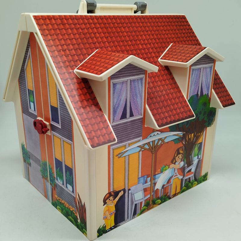 Puppenhaus Spielset – faltbares Haus mit Figuren & Möbeln, gutes Set