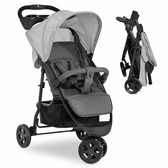 Hauck Buggy Kinderwagen Kinderbuggy Kombikinderwagen Baby Wagen Citi Neo 3 Grey