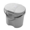 B-Ware Rotho Babydesign Windeleimer Eimer Windelbehälter Top Stone Grey Grau Tragegr308