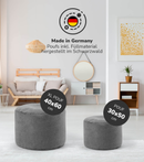 Mokebo Pouf, Hocker O. Bodenkissen 60x40cm 'Der Ruhepouf' Sitzhocker Rund & Fußh B-Ware - 4260669187528