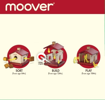 MOOVER - IQ Bauklötze Sortierhaus 3in1 (magnetisch)