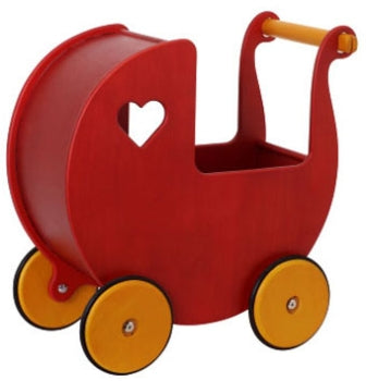 MOOVER - Doll's pram (red) WITHOUT bedding