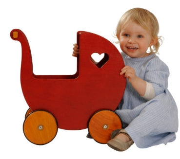 MOOVER - Doll's pram (red) WITHOUT bedding