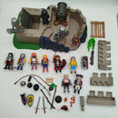 Playmobil Bundle Ritterburg Set von 12 Figuren Burg & Kanone