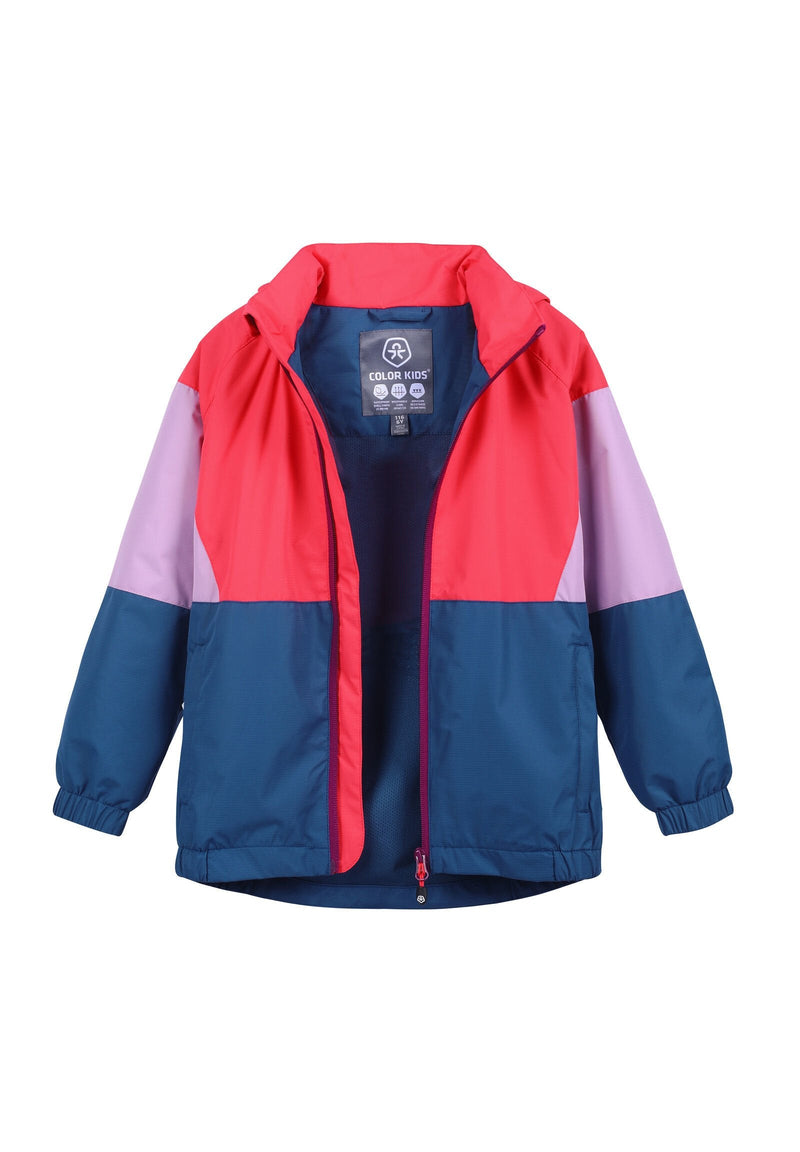 Colorblocking Jacke pink