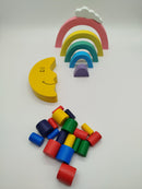  Pädagogisches Holzspielzeug-Bundle