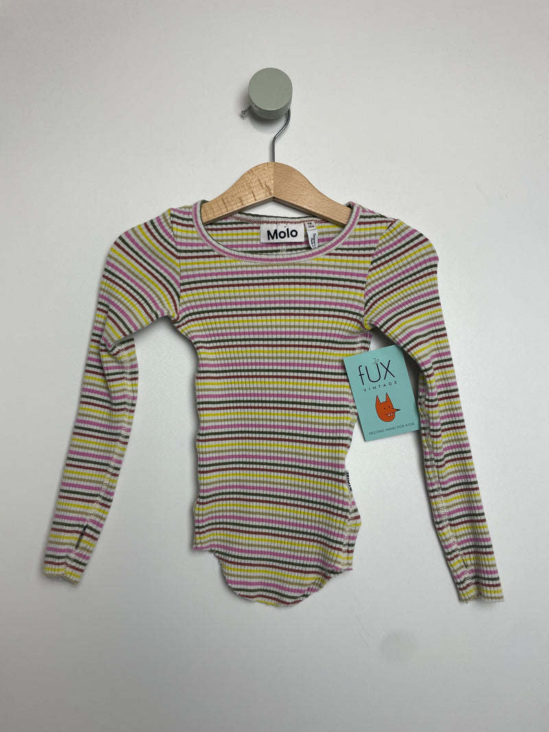 Ripp Langarmshirt Streifen • 98 • molo