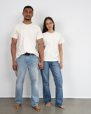 Oktopulli | Raglan Shirt aus fairer Bio-Baumwolle | Uni Creme Weiß 48/50