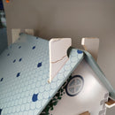 Puppenhaus mit Figuren & Möbeln