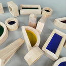 Holz Sensorik-Bausteine Lernspielzeug aus Holz