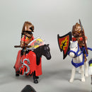 Playmobil Figuren & Tiere Set von 18 – Bauarbeiter, Ritter, Polizei, Pferde