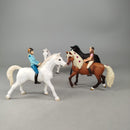 Bundle Schleich Set von 8 Pferde & Reiter Figuren