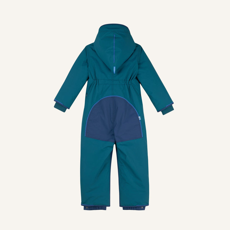 Finkid PIKKU WINTER SPORT – Winteroverall mit Umschlagbündchen deep teal/navy