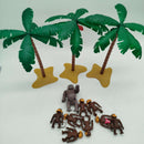 Playmobil Bundle Affen&Palmen Set von 12 Tiere