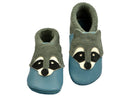 Pantolinos Pantolinos Lederpuschen "Waschbär" paloma 21 Schuhgröße, 22 Schuhgröße