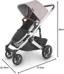 B-Ware Upp Ababy Kinderwagen Buggy Cruz V2 Sportsitz Alice Pink Umkehrbar Verdeck Upf 50