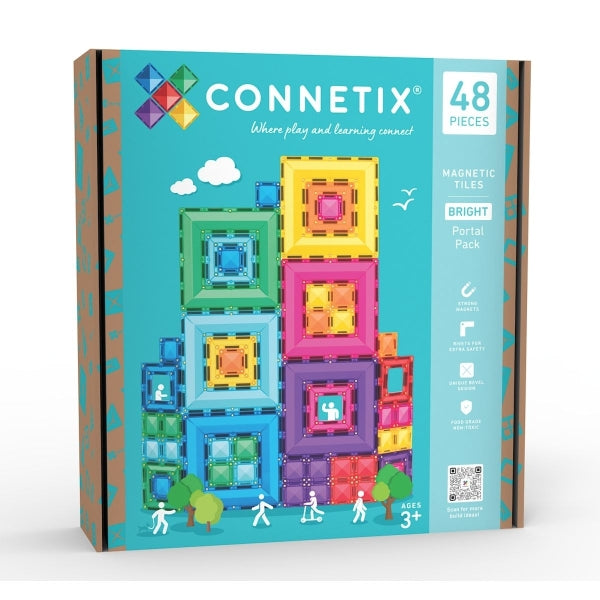 CONNETIX Connetix Magnetbausteine Bright Portal Pack 48 Teile