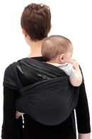 Je Porte Mon Bébé Tragetuch, Schwarz/Anthrazit