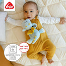 Fehn Wärmetier Drache Kuscheltier - wohltuendes Baby Traubenkernkissen in niedlicher Drachen Stofftier Optik - Wärmekissen Wärmekuscheltier zur Ent...