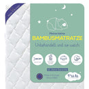 P'tit Lit - Babymatratze aus Bambus | 60x120 cm | Weiche und saugfähige Viskose | Ohne chemische Behandlung | Abnehmbar | OekoTex® | Dicke bis zu 10 cm