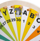 small foot Glücksrad aus Holz, auf jeder Tischplatte spielbar, Spielspaß für die ganze Familie, ab 5 Jahren, 6251