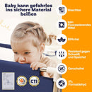 GUBBY GUPS® Laufstall Baby Bällebad 124x124x66cm