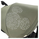 hauck Runner 2, Mickey Mouse Olive - Robuster Dreirad Buggy mit XL Lufträdern, Federung, UV Schutz 50+, XL Netzfenster, Verstellbarer Schieber, mit Liegefunktion ab Geburt bis 22 kg, Faltbar