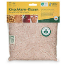 GRÜNSPECHT Kirschkern-Kissen 19x19cm, Wärmekissen für Nacken, Bauch & Rücken, Bezug aus 100% Baumwolle, für Mikrowelle & Backofen; Dreiecke Frosty grün (110-V7)