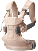 BabyBjörn baby carrier One Air, 3D mesh fabric, pearl pink