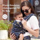 Momcozy Babytrage – Baby Carrier für Kleinkind (3-24 Monate) · Ohne Einsätze · Ergonomische M-Trage · X-Rücken · Leicht & Luftdurchlässig, Sterne