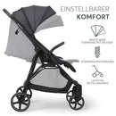 KikkaBoo ALEXA Kindersportwagen, tot 22 kg, licht, compact, opvouwen met één hand, verstelbare rugleuning, verstelbare voetensteun, 5-punts riem, d...