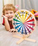 small foot Glücksrad aus Holz, auf jeder Tischplatte spielbar, Spielspaß für die ganze Familie, ab 5 Jahren, 6251