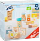 small foot Backzutaten "fresh" aus Holz, Zubehör für die Kinderküche und den Kaufmannsladen, ab 3 Jahren, 11442