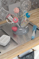 BÉABA, Flaschenabtropfschale für Baum, große Kapazität, 6 Fläschchen und Zubehör, abnehmbare Wasserauffangschale, praktisch, cleveres Design, Hellgrau