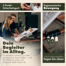 KUNU® Babywippe Neugeborene bis 24 Monate - Sichere Baby Wippe mit praktischer Tragetasche - Faltbare Wippe Baby inkl. Newborn-Einsatz - Natürliches Wippen ab Geburt - Pflegeleicht & Schadstofffrei