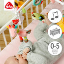 Fehn Musik-Mobile Safari – Spieluhr-Mobile mit bunten Safari-Tieren zum Lauschen & Staunen – Melodie "Brahms Wiegenlied"