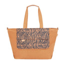 Babymoov Wickeltasche Tote Bag Zebra, Wickeltasche, Kapazität von 35l, zahlreiche Staumöglichkeiten, Wickelunterlage, Kinderwagenbefestigung und Schultergurt inbegriffen, abnehmbare kleine 3l Tasche