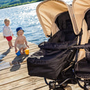 hauck 2in1 Soft Tragetasche & Fußsack für Buggy und Geschwisterwagen, für Babys ab Geburt bis 9 Monaten, Fixierbar mit 5-Punkt-Gurt, Robust & Pflegeleicht