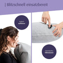 reer Mama Stillkissen Air | Aufblasbares, ergonomisches Stillkissen | mit weichem, abnehmbarem Bezug | kompakt und ideal für unterwegs| Stillhilfe